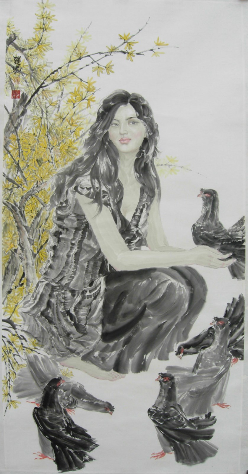 《平安春色》138x68cm.JPG